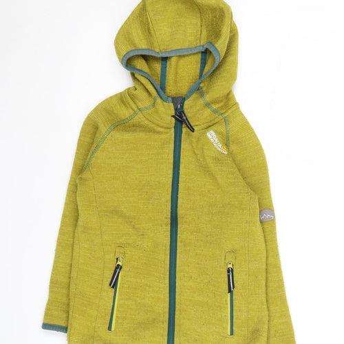 Regatta Boys' Green Full Zip Hoodie 3-4 Years