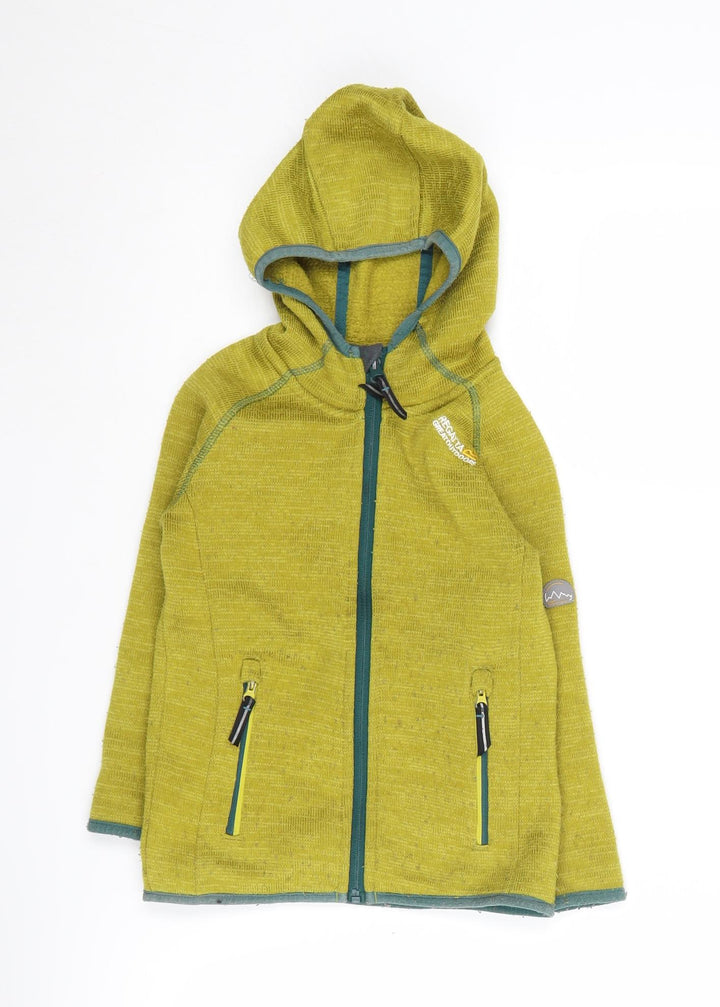 Regatta Boys' Green Full Zip Hoodie 3-4 Years