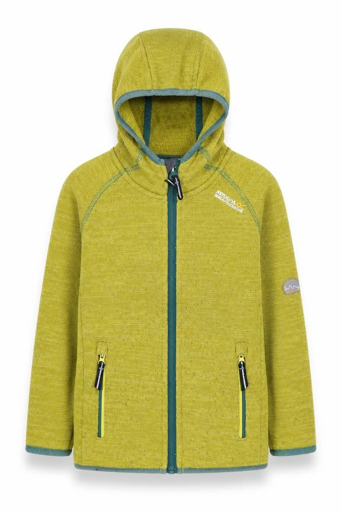 Regatta Boys' Green Full Zip Hoodie 3-4 Years