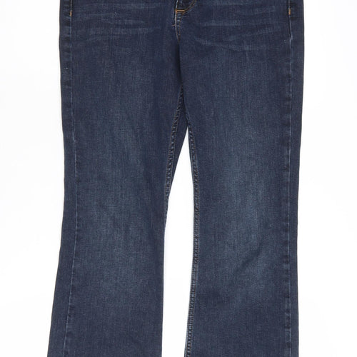 Marks and Spencer Women's Size 14 Blue Bootcut Jeans