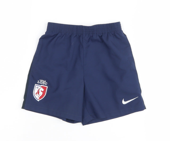 Nike Boys' Blue Football Shorts Size 5-6Y - Athletic & Stylish