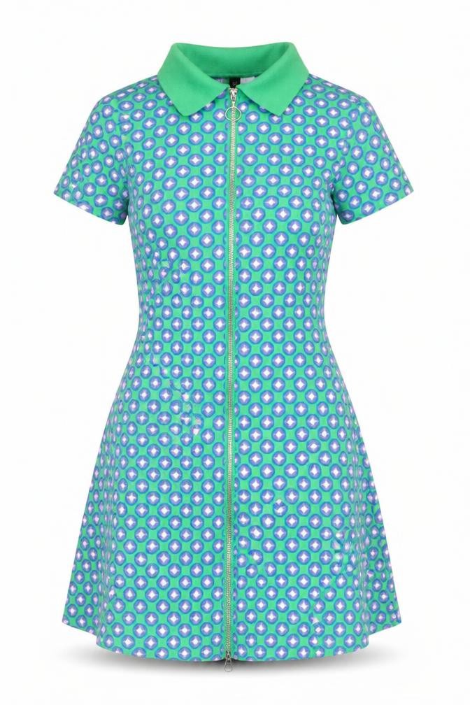 H&M Women’s Geometric Multicolour Shirt Dress Size 8