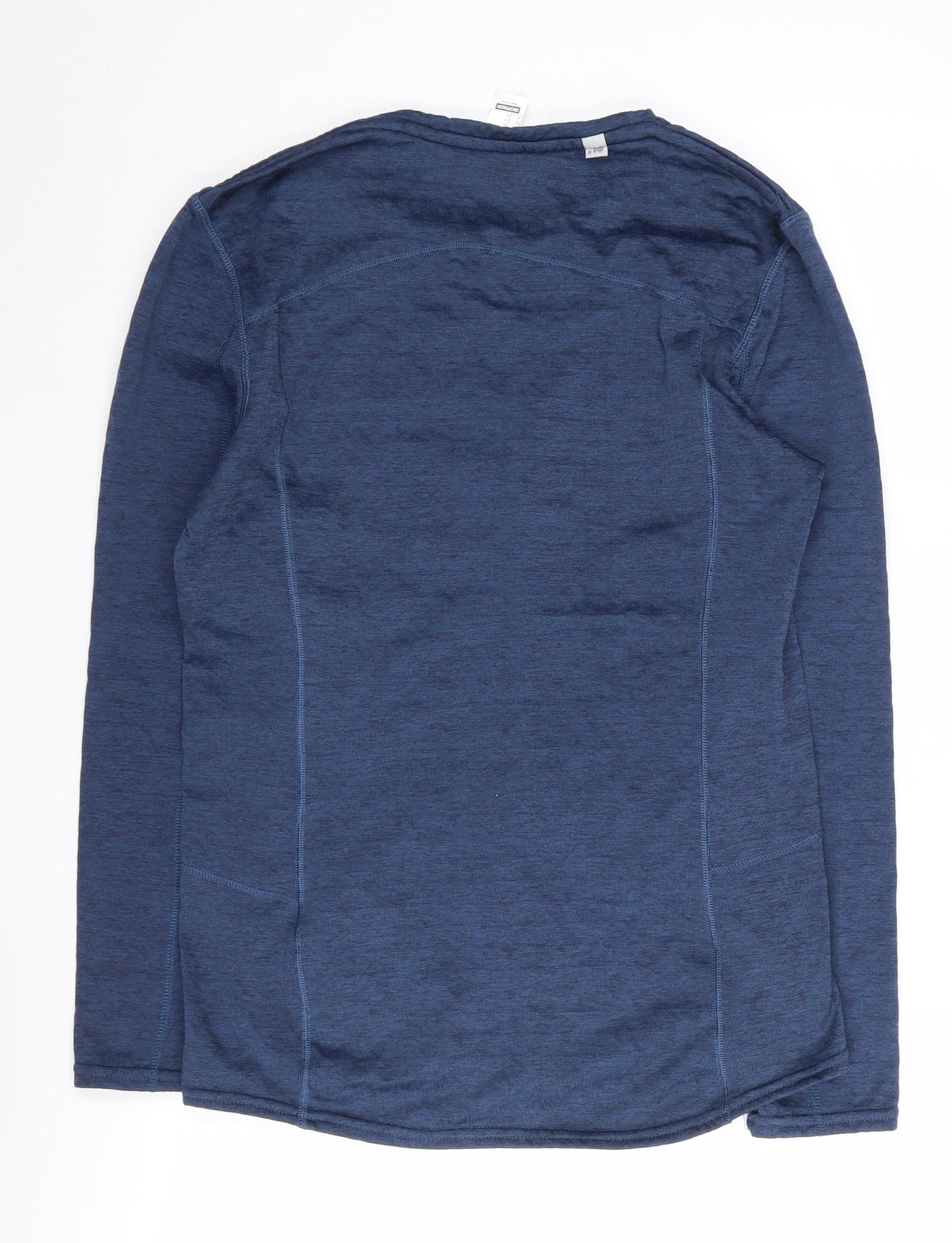 Decathlon Men's Blue Gym Long Sleeve T-Shirt, Size M