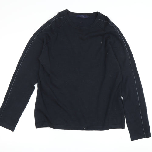 Tom Wolfe Black Men's Medium Pullover Jumper