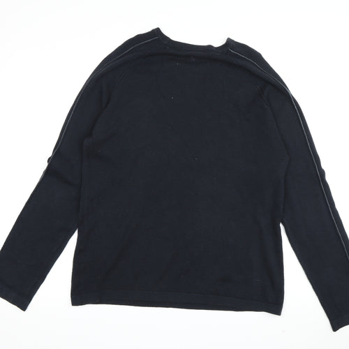 Tom Wolfe Black Men's Medium Pullover Jumper