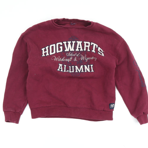 Marks and Spencer Boys Red Harry Potter Pullover Sweatshirt L