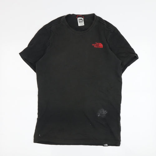 The North Face Men's Black XS Cotton T-Shirt Short Sleeve