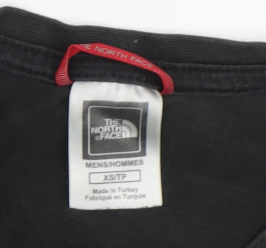 The North Face Men's Black XS Cotton T-Shirt Short Sleeve
