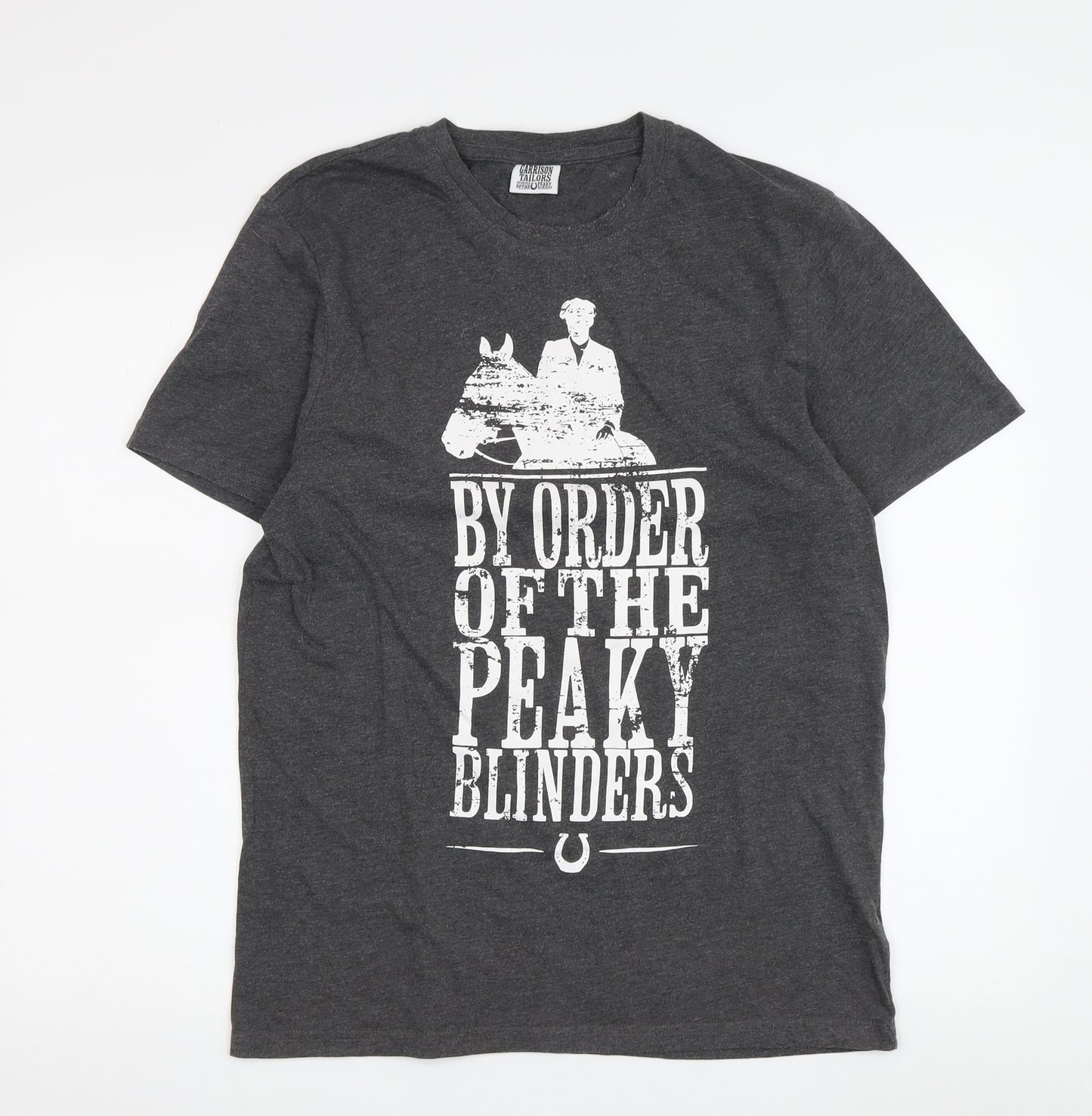 Garrison Tailors Mens Grey Peaky Blinders T-Shirt M