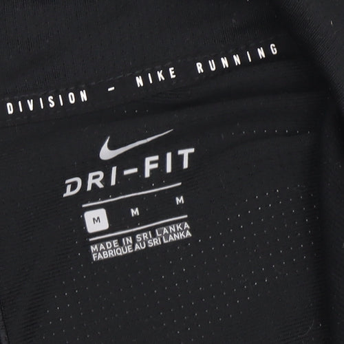 Nike Men's Black Long Sleeve Pullover Hoodie - Size M