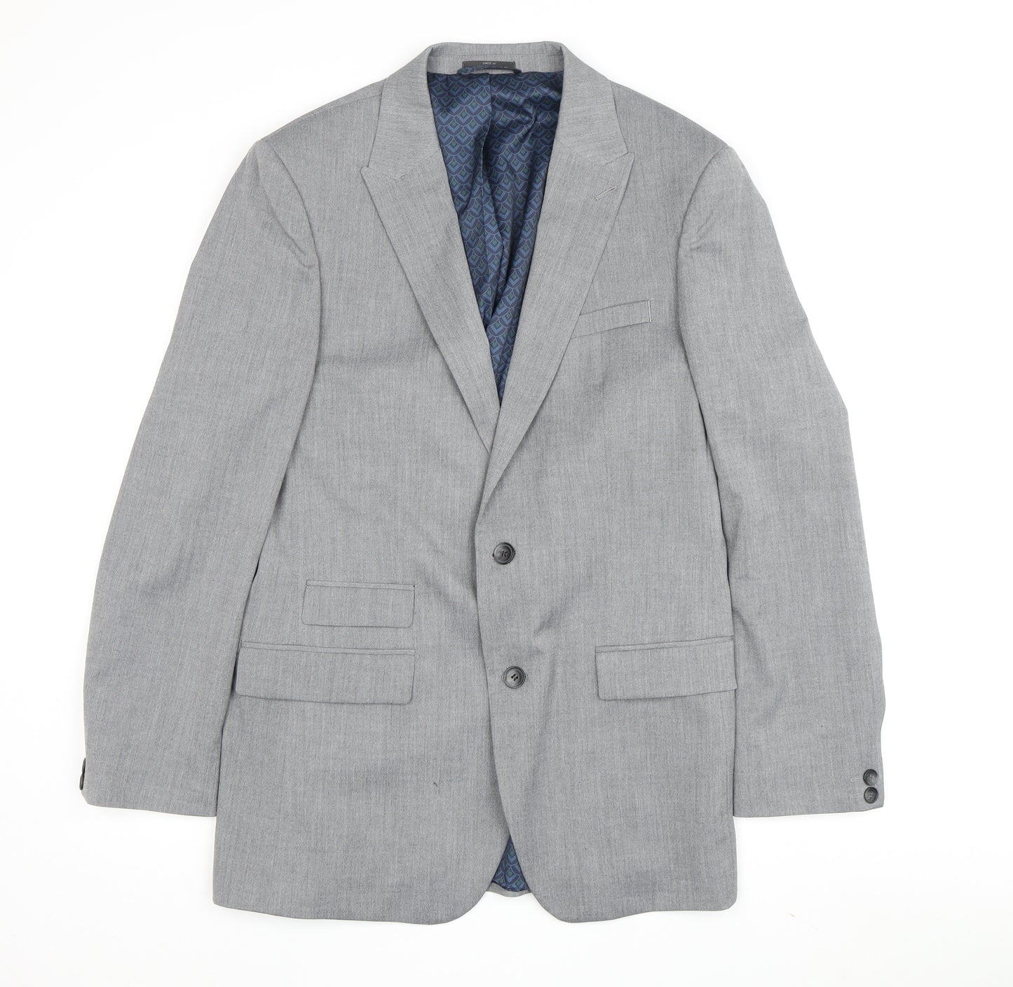 Marks and Spencer Men’s Grey Slim Fit Blazer 40L