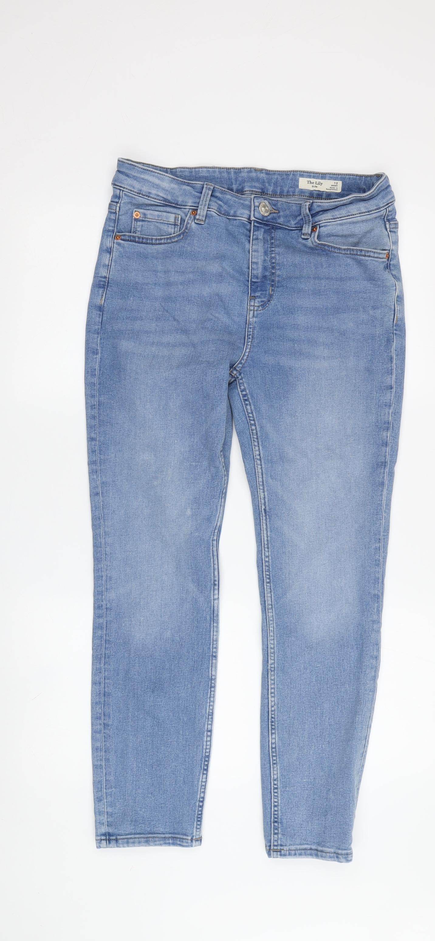 The Lily Women’s Blue Slim Jeans Size 12 Short