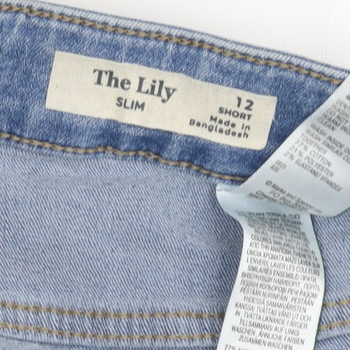 The Lily Women’s Blue Slim Jeans Size 12 Short