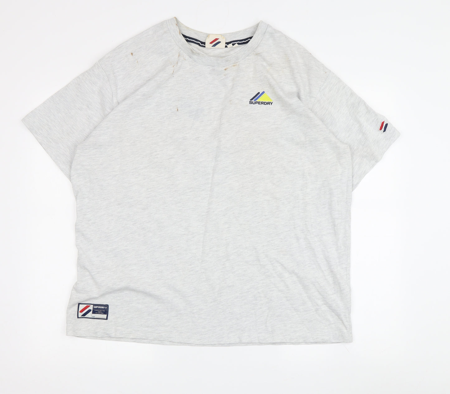 Superdry Women's Grey Basic T-Shirt Size 16