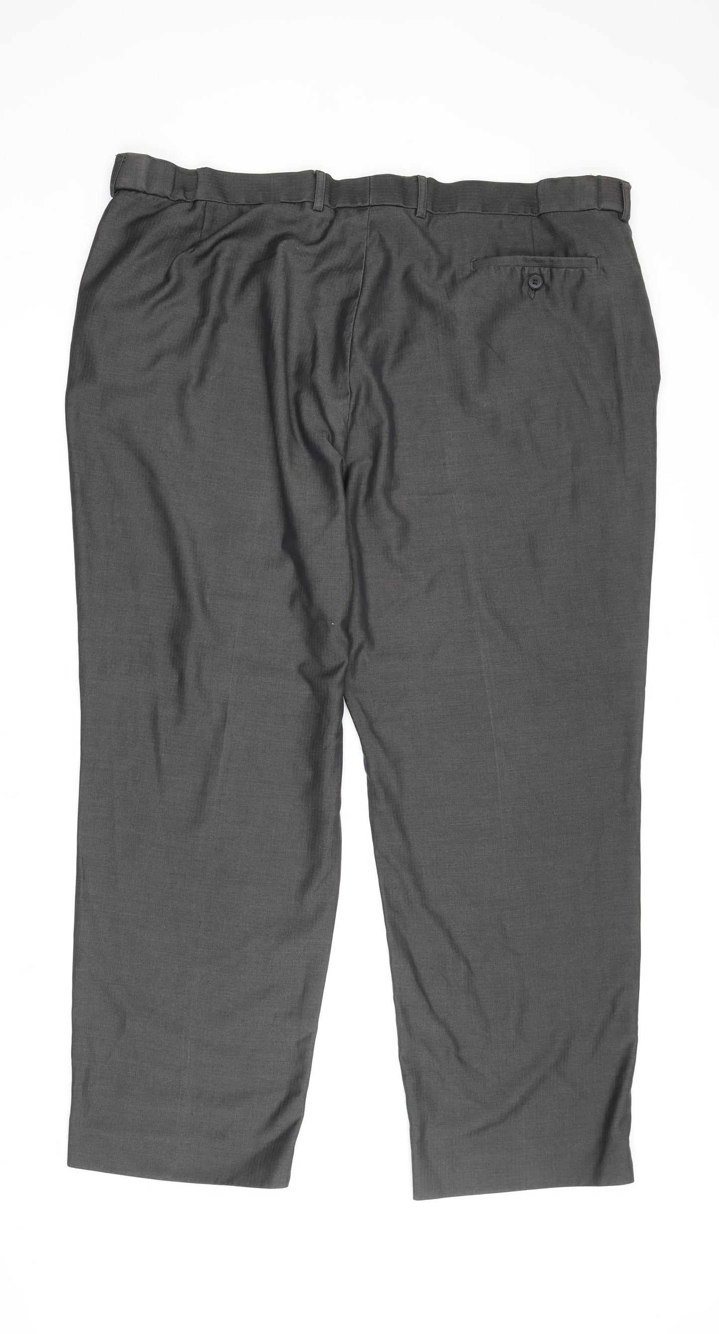 Greenwoods Men's Black Dress Pants, XL Regular Fit