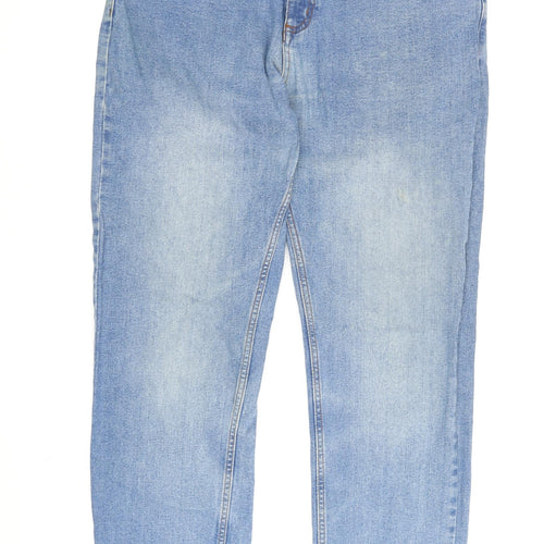 Cotton Traders Men's Blue Straight Jeans, Size 36