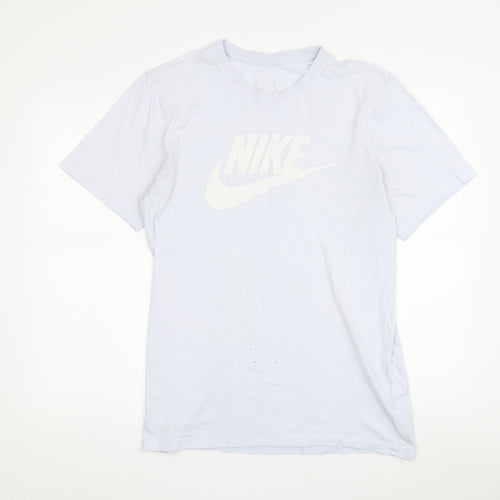 Nike Men's White Small Logo T-Shirt