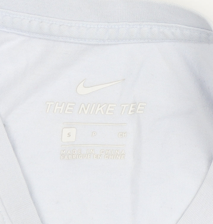Nike Men's White Small Logo T-Shirt