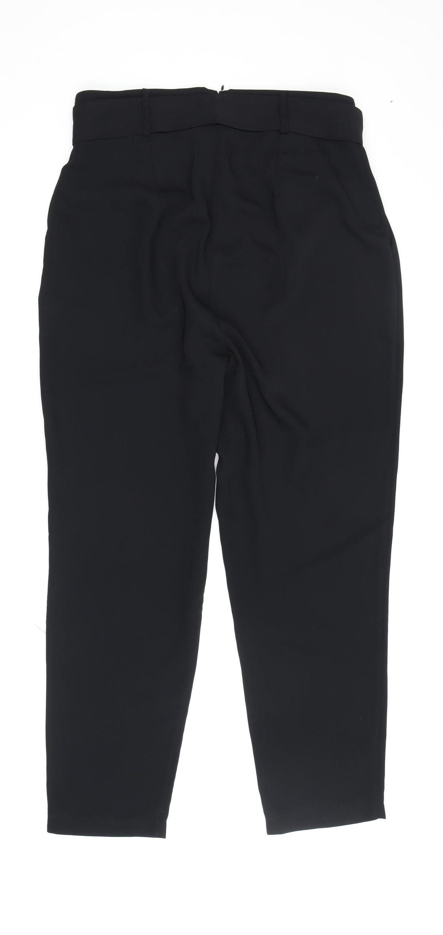 Sosandar Women’s Black Paperbag Trousers Size 12