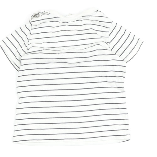 Disney Unisex Baby Striped Mickey T-Shirt 12M Cotton
