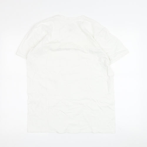 Friends White T-Shirt M Unisex Adults Casual Basic