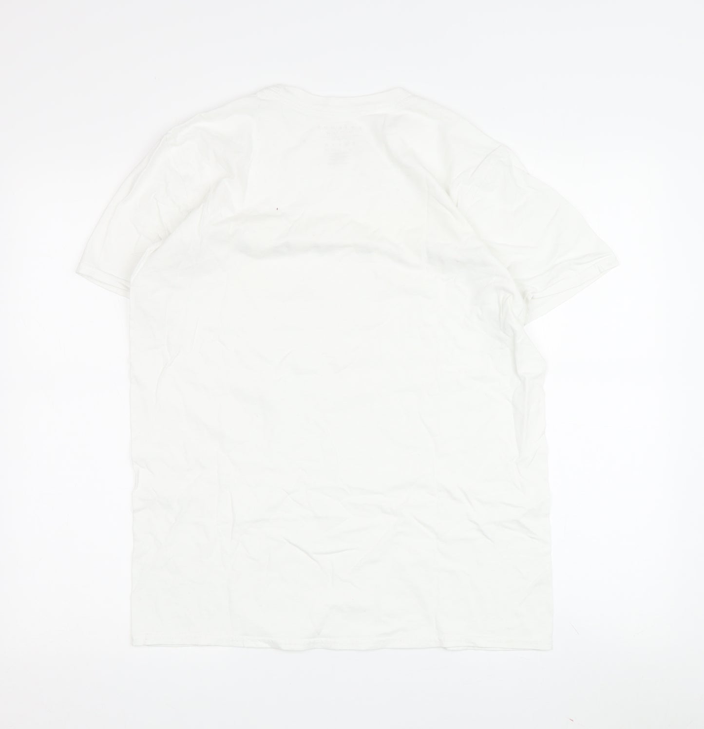 Friends White T-Shirt M Unisex Adults Casual Basic