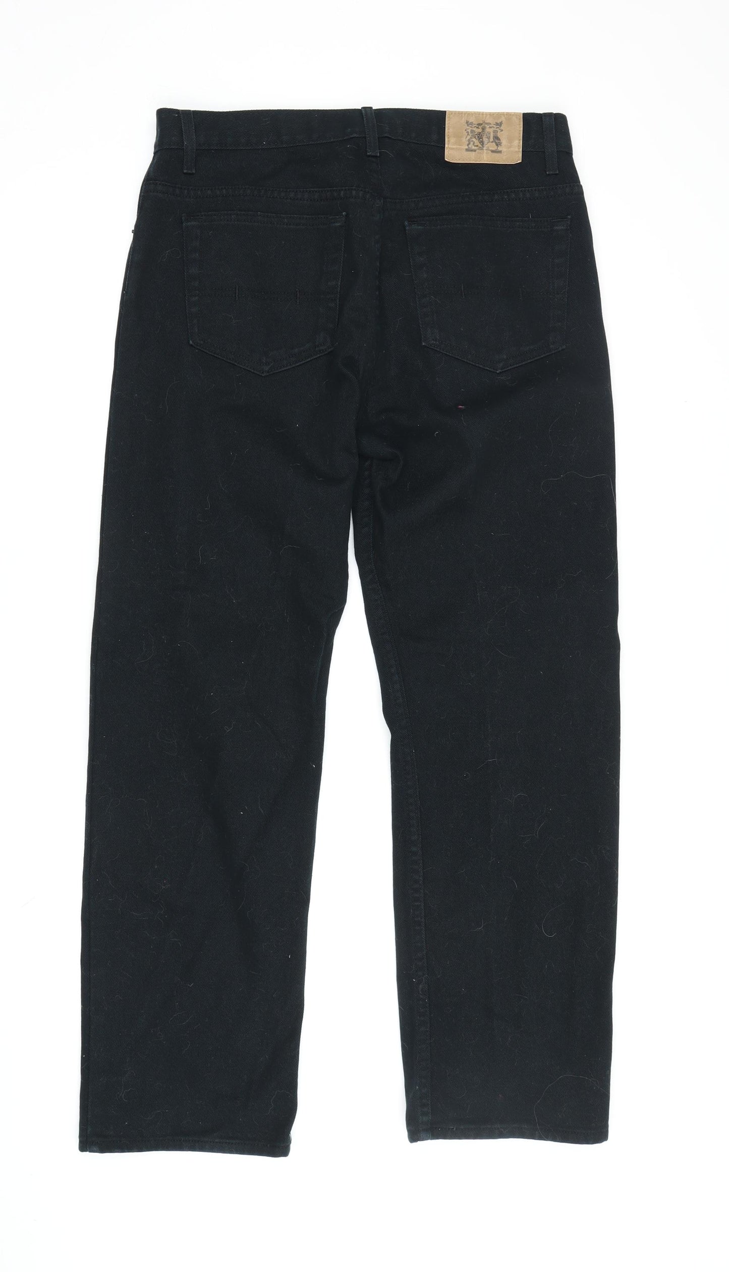 Marks and Spencer Men's Black Straight Jeans Size 32