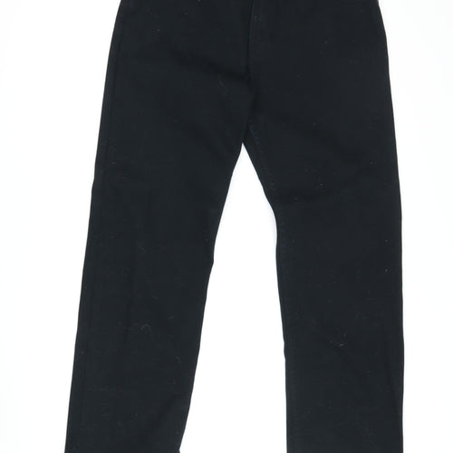 Marks and Spencer Men's Black Straight Jeans Size 32
