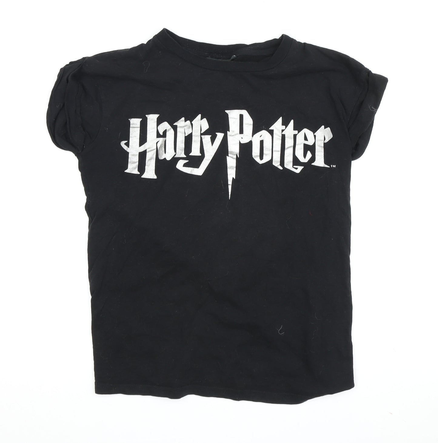 Harry Potter Black T-Shirt Unisex Adults S, Casual Movie Fan Top