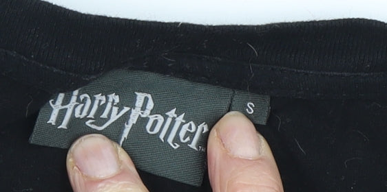 Harry Potter Black T-Shirt Unisex Adults S, Casual Movie Fan Top