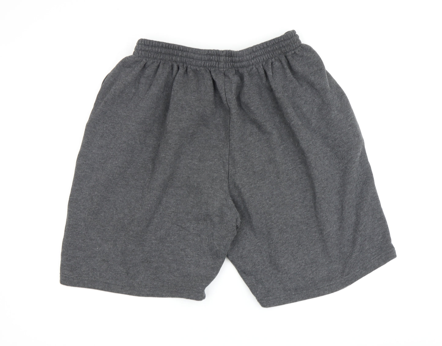 Slazenger Men's Grey Sweat Shorts XL Elastic Waist