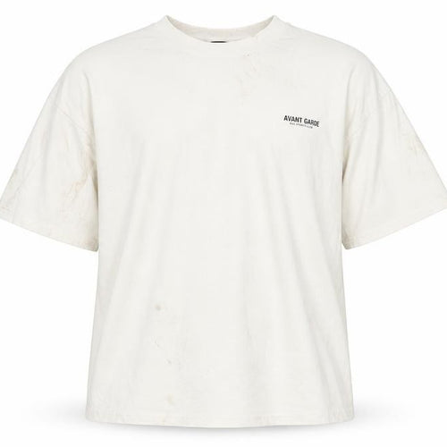Avant Garde White T-Shirt, Men's L, Graphic Print