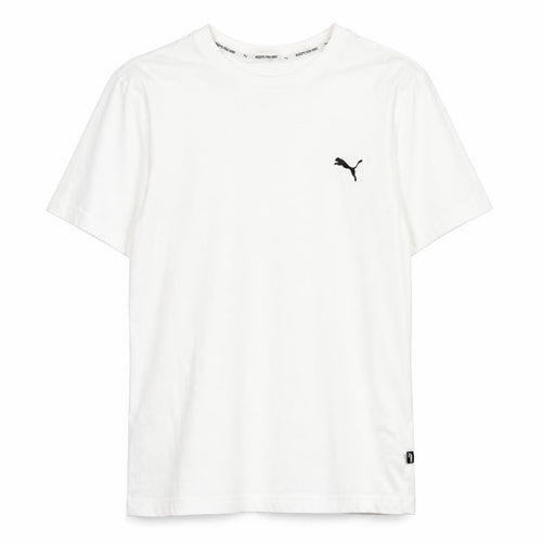 Puma White Men’s T-Shirt S - Breathable Jersey Casual