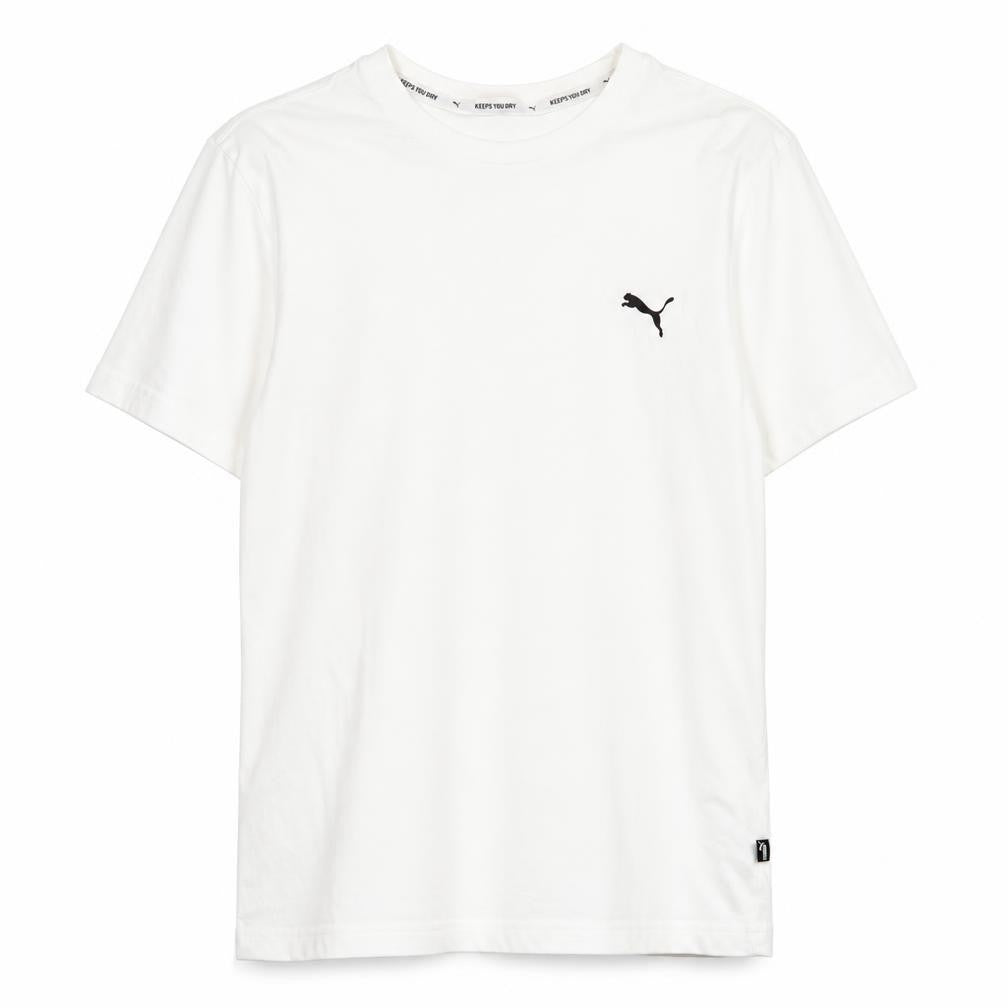 Puma White Men’s T-Shirt S - Breathable Jersey Casual