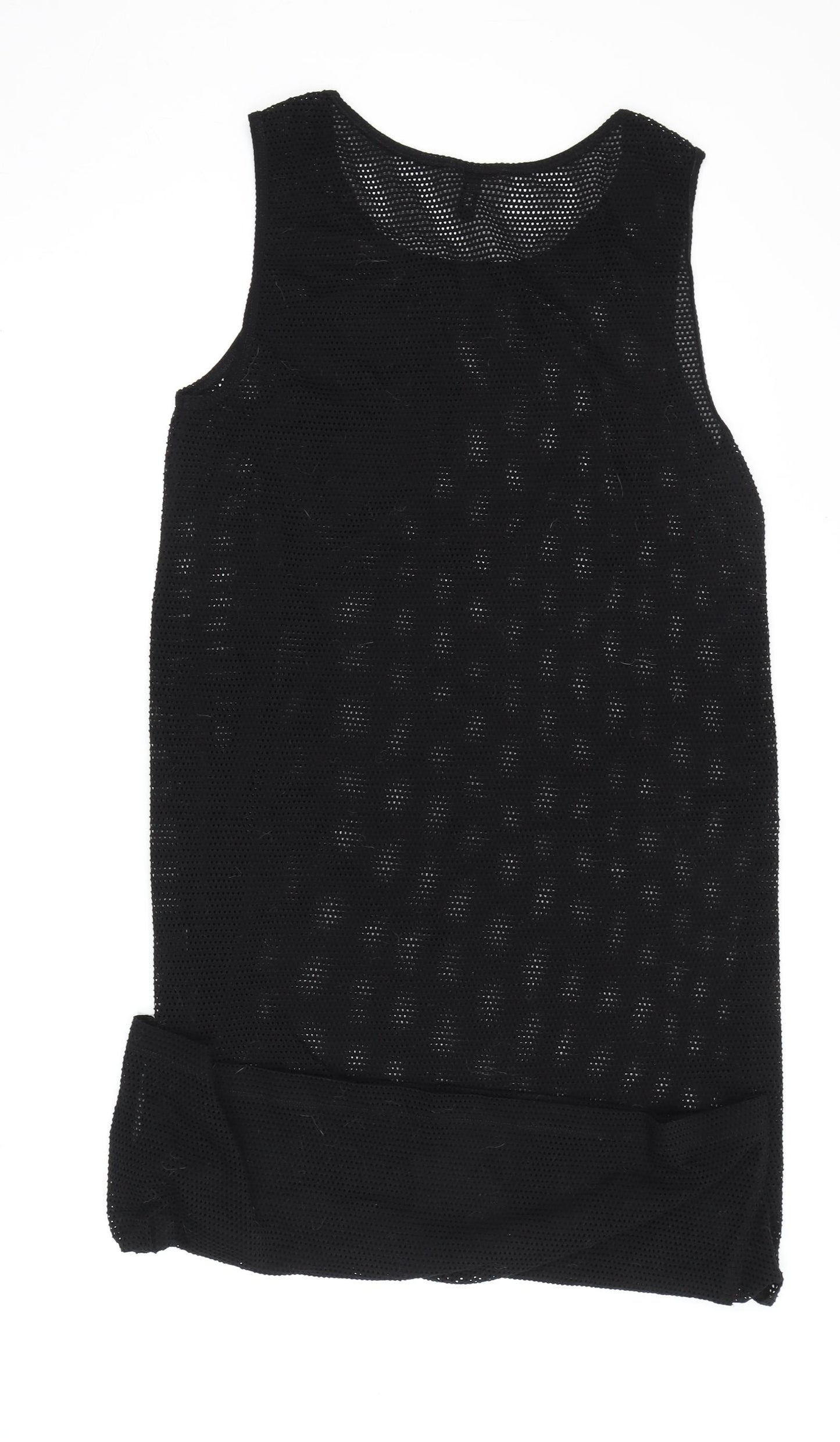 DKNY Women's Black Mesh Tank Dress M
