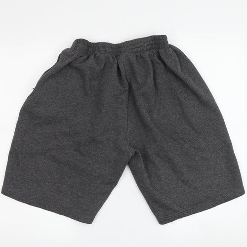 Slazenger Men's XL Grey Sweat Shorts with Logo