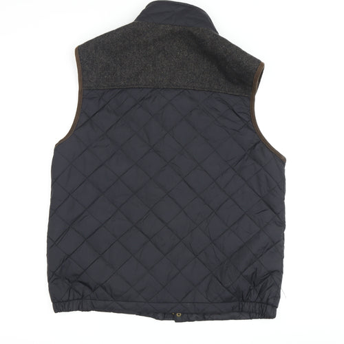 Marks and Spencer Men's Black Medium Quilted Waistcoat