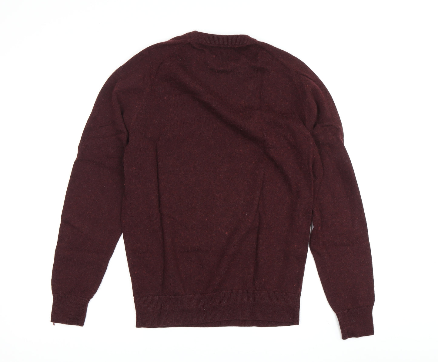 Howick Men's Red Medium Wool Pullover Jumper