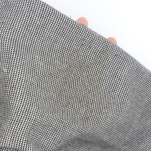 Marks and Spencer Women's Black Geometric Trousers Size 16