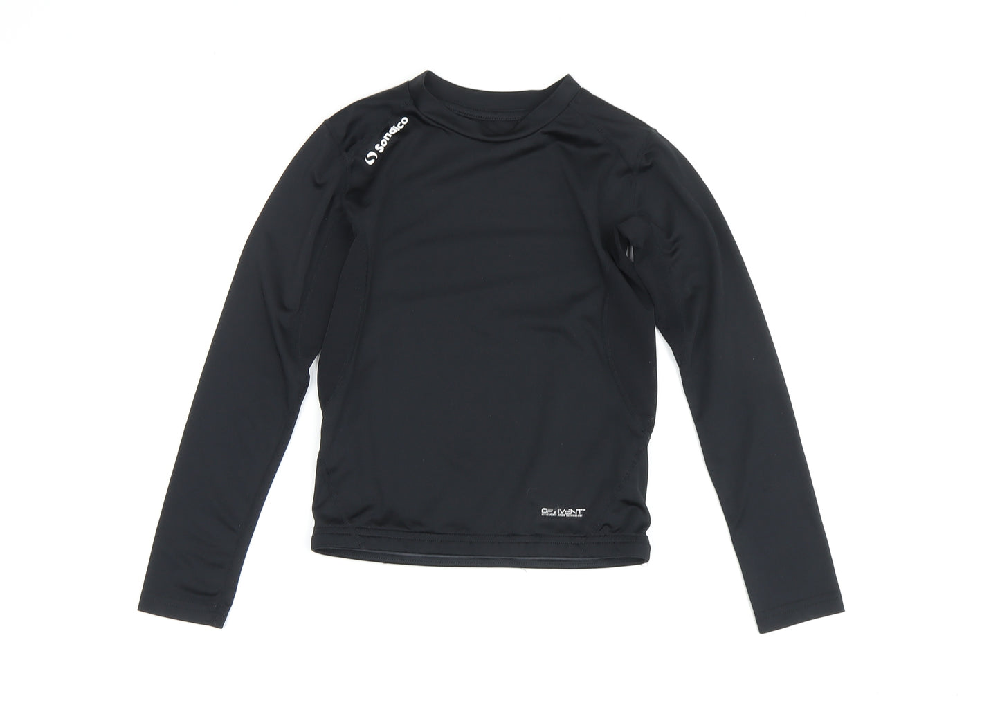 Sondico Boys Black Long Sleeve Active Top 10 Years