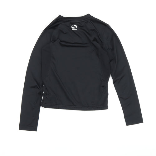 Sondico Boys Black Long Sleeve Active Top 10 Years