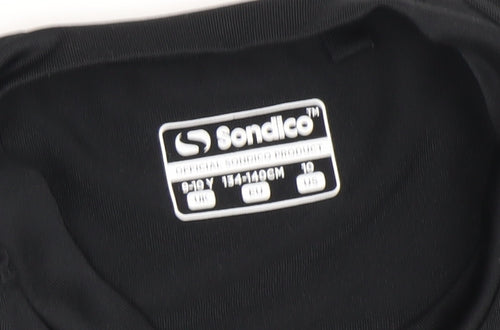 Sondico Boys Black Long Sleeve Active Top 10 Years
