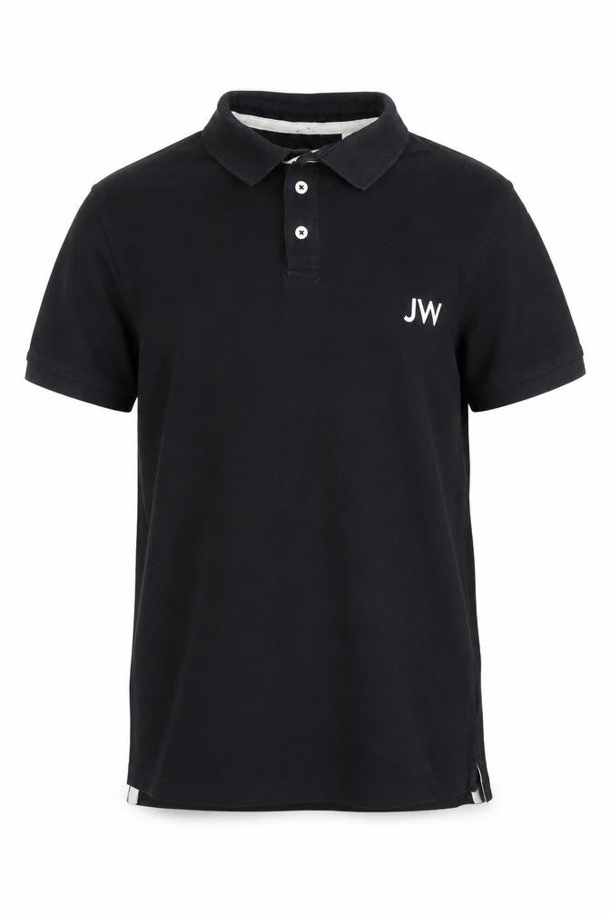 Jack Wills Men's Black S Polo Shirt Logo Accents