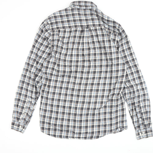 Next Signature Men's Grey Check Shirt Size S