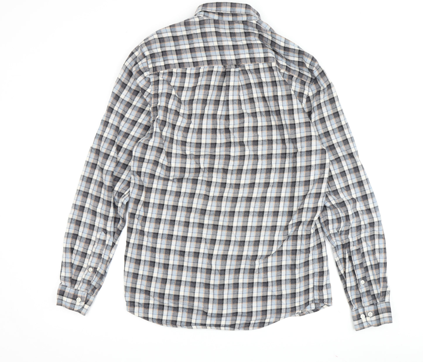 Next Signature Men's Grey Check Shirt Size S