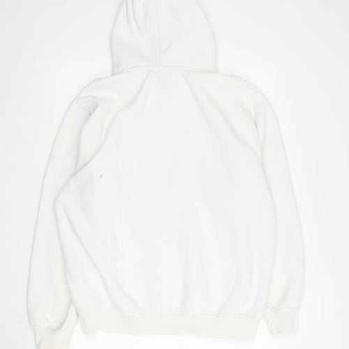 Semantics Men's White Cartoon Pullover Hoodie M
