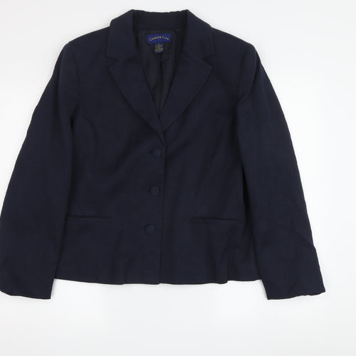 Charter Club Women's Black Blazer, Size 16, Classic Style