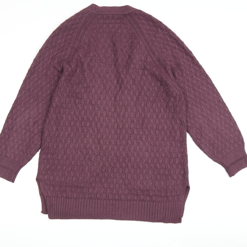 Fat Face Women's Purple Cardigan UK Size 12