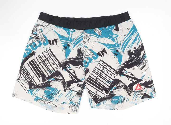 Reebok Men's 2XL Multicoloured Swim Shorts