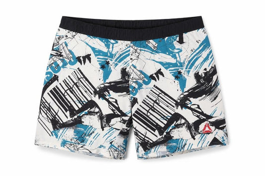 Front view of Reebok Men's 2XL Multicoloured Swim Shorts